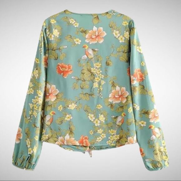 Silky Bird Blouse  - Picture 3 of 3